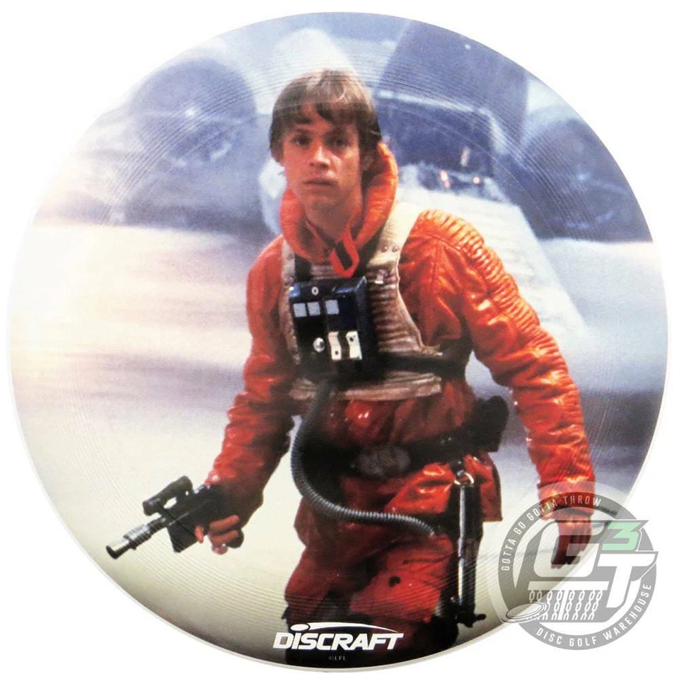 Discraft Star Wars LUKE SKYWALKER SuperColor ULTRA-STAR 175g Ultimate Frisbee Foto 1 de 1