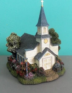 Thomas Kinkade Hawthorne Village "Hometown Chapel" #A3987 - Picture 1 of 4