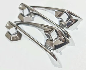 HOLDEN HK HT HG OUTER CHROME DOOR HANDLE SET 4 SEDAN WAGON UTE  MONARO N E W - Picture 1 of 4