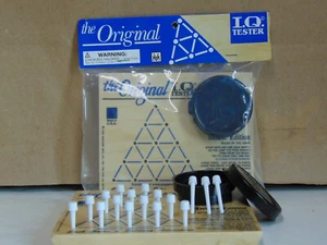 The Original IQ Tester Deluxe Edition USA Wood Brain Teaser Game New Old Stock - Picture 1 of 6