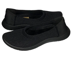 Arcopedico Womens US 10.5-11 Thetis Black Knit Slip On Ballerina Shoes 42 - Picture 1 of 7