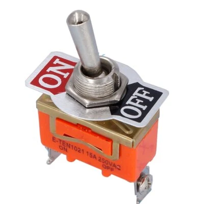 1pcs E-TEN1121 3-Pin SPDT 3 Terminal G110 15A 250V Toggle Switch new - Image 1 of 2