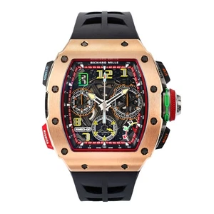 Reloj Richard Mille RM 65-01 45 MM Esqueleto Números Árabes Esfera Oro Rosa - Imagen 1 de 10