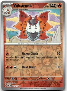 Volcarona 041/197 Reverse Holo SV03: Obsidian Flames Pokemon Card NM - Bild 1 von 1