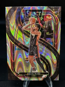 Panini Select 2024-25 - Premier Level Kel'el Ware #191 Wave Prizm (RC) - Imagen 1 de 2
