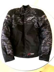 ALPINESTARS HYPER DRYSTAR CAMO MOTORCYCLE Jacket + Lining + PADDING SIZE MEDIUM - Picture 1 of 24
