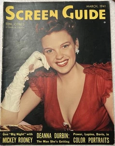 Screen Guide Magazine March 1941 Judy Garland Rare - Picture 1 of 11