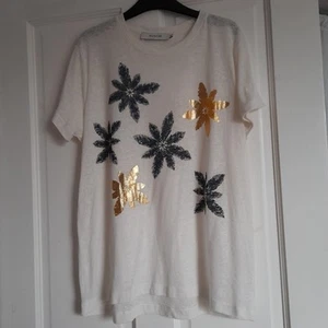 Munthe Flower Linen Tshirt - Picture 1 of 5