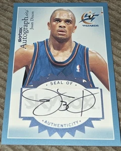 Juan Dixon 2003-04 Skybox Autographics Auto Card #'d 9/300 Washington Wizards - Picture 1 of 2
