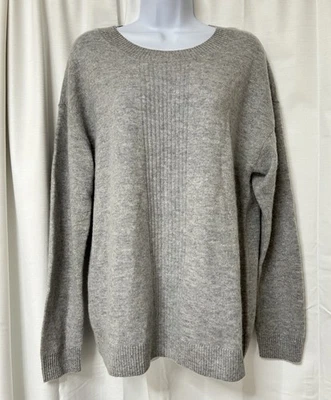 Lane Bryant Gray Cashmere Pullover Sweater 14/16 - Image 1 of 4