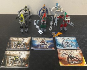 LEGO Bionicle Vahki Lot of 6 (2 Duplicates) Mostly Complete, see Details.
