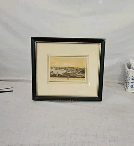 Litografía de colección St Georges Bermuda Harbor 1820 después de pintar por conductor - Imagen 1 de 10