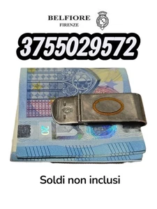 925 Silver Belfiore Money Clip - Picture 1 of 7