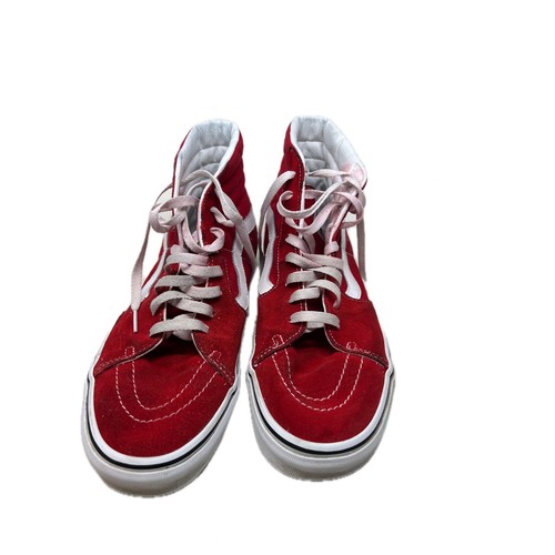 VANS Sneakers alte rosse scamosciate uomo 10 5