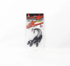 Zman Jighead Pro BulletZ 3/8 oz Size 4/0 3/pack Black (6077) - Picture 1 of 6