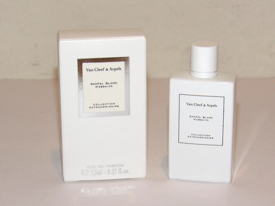 Van Cleef & Arpels Santal Blanc Eau de Parfum 0,25 OZ 7,5 ml MINI Botella Perfume Foto 1 de 1