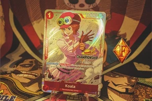 One Piece TCG Koala P-069 CS CHAMPIONSHIP FINALIST TEXTURED PACK PROMO NM - Picture 1 of 19