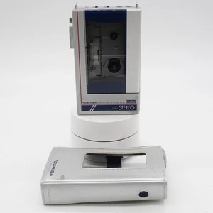 Toshiba Stereo Cassette Player KT-S3 w/ Case For Parts Repair WORKS READ!! - Picture 1 of 8