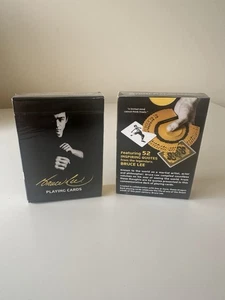 Bruce Lee V2 Playing Cards By Dan & Dave - Set Of 2 Decks. Rare (New & Sealed) - Picture 1 of 5