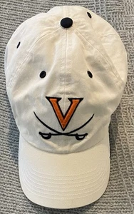 UVA Virginia Cavaliers Mütze weiß Erwachsene verstellbar 47 Marke Baumwolle gebraucht - Bild 1 von 6