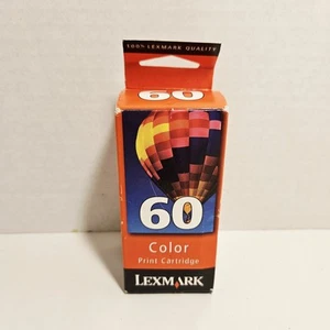 Lexmark 60 Color Ink Cartridge sealed in box - Picture 1 of 3