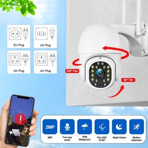 5G 1080P IP Camera Wireless WIFI Outdoor CCTV PTZ Smart Home Security IR Cam NEW - Picture 1 of 16