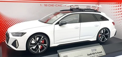 QY Toys 1/18 Scale H1152 - Audi RS 6 Avant - White - Image 1 of 4