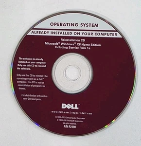 Microsoft Windows XP Home Edition Service Pack 1 SP1 DELL Reinstallation CD Disk - Picture 1 of 3