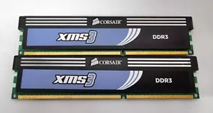 4GB 2 x 2GB Corsair XMS3 TW3X4G1333C9A DDR3-1333MHz 240-Pin Memory RAM - Picture 1 of 2