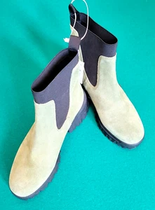 Nurture Rebalance Green suede women's ankle boots, 8M, NWT, BA0584 - Picture 1 of 4