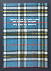 rapporto annuale 1983 BRITISH CALEDONIAN B707 B747 A300 molte foto flotta 44 pagine - Foto 1 di 12