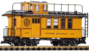 PIKO G Scale ~ New 2024 ~ D&RGW Drovers Caboose #215 ~ Pagosa Springs ~ 38602 - Picture 1 of 1