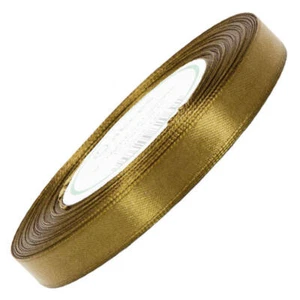 Satinband 12 mm - Gold - 32 lfmSCHLEIFENBAND Geschenkband Dekoband  - Bild 1 von 1