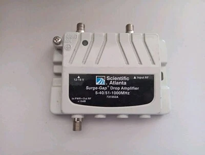 Scientific Atlanta Surge Gap Drop Amplifier 5-40/51-1000MHz 731552A - Image 1 of 2