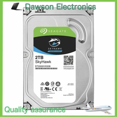 ST2000VX008 Seagate SkyHawk 2TB 3.5" SATA 5900rpm Internal Hard Drive - Image 1 of 4