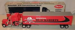 Peterbilt 379 Conventional Semi Truck Blackshirts Liberty Classic Diecast - Picture 1 of 9