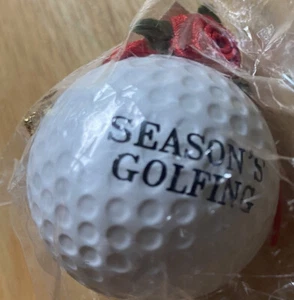 Adornos navideños de pelota de golf - Imagen 1 de 2
