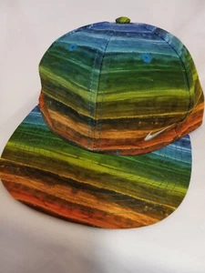 Youth Nike Hat Athletic Orange Blue Green Snap Back - Picture 1 of 6