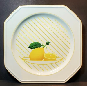 VINTAGE MIKASA FRISCHES OBST DP003 ZITRONEN JAPAN SERVIERPLATTE 12,5 ZOLL ERSATZTEILE - Bild 1 von 2
