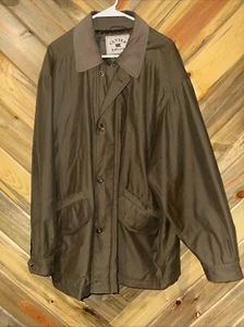 Cutter & Buck Men's Canvas Type Jacket. Size L. Brown. Cotton/Nylon Zip/Snap - Picture 1 of 7