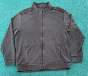 Calvin Klein Men's Jacket Size Large Lightweight Fleece Full Zip Up Coat - Picture 1 of 7