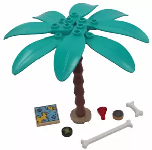 Lego Dark Turquoise Palm Tree with Pirates accessories NEW!!! - Picture 1 of 1
