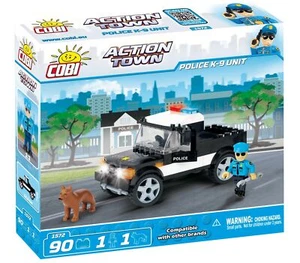 COBI Action Town Police K-9 Unit - Building Block Police Play Set # 1572 - Picture 1 of 3