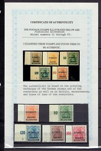1920  PLEBISCITE  STAMPS ,, ALLENSTEIN ''  ONLY  PRINTED ,,500 ''  PERFECT , NH'