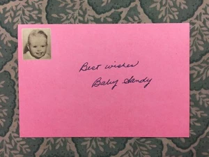 Baby Sandy - East Side of Heaven - Sandy Gets Her Man - Autographed in 1975 - Picture 1 of 2