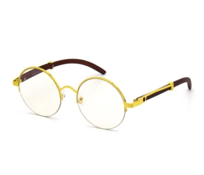 Gafas de sol transparentes Hip-Hop Quavo Migos Rappers marco dorado plateado tonos Foto 1 de 4