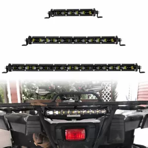 7/13/20 inch Slim Single Row LED Work Light Bar Fog Driving SUV Pickup Truck SUV - Foto 1 di 18