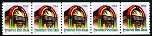 JUKE BOX PNC5 Plate 111111 MNH Scott's 2911 Dated Blue 1995 - Picture 1 of 2