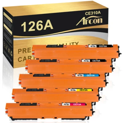 ARCON 5 toner XXL per HP Laserjet Pro CP1025 CP1025NW 100 colori MFP M175A CE310A-313A