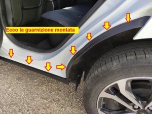 Guarnizione in gomma sinistra arco parafango posteriore per Ford Puma 2019-2023 - Picture 1 of 5